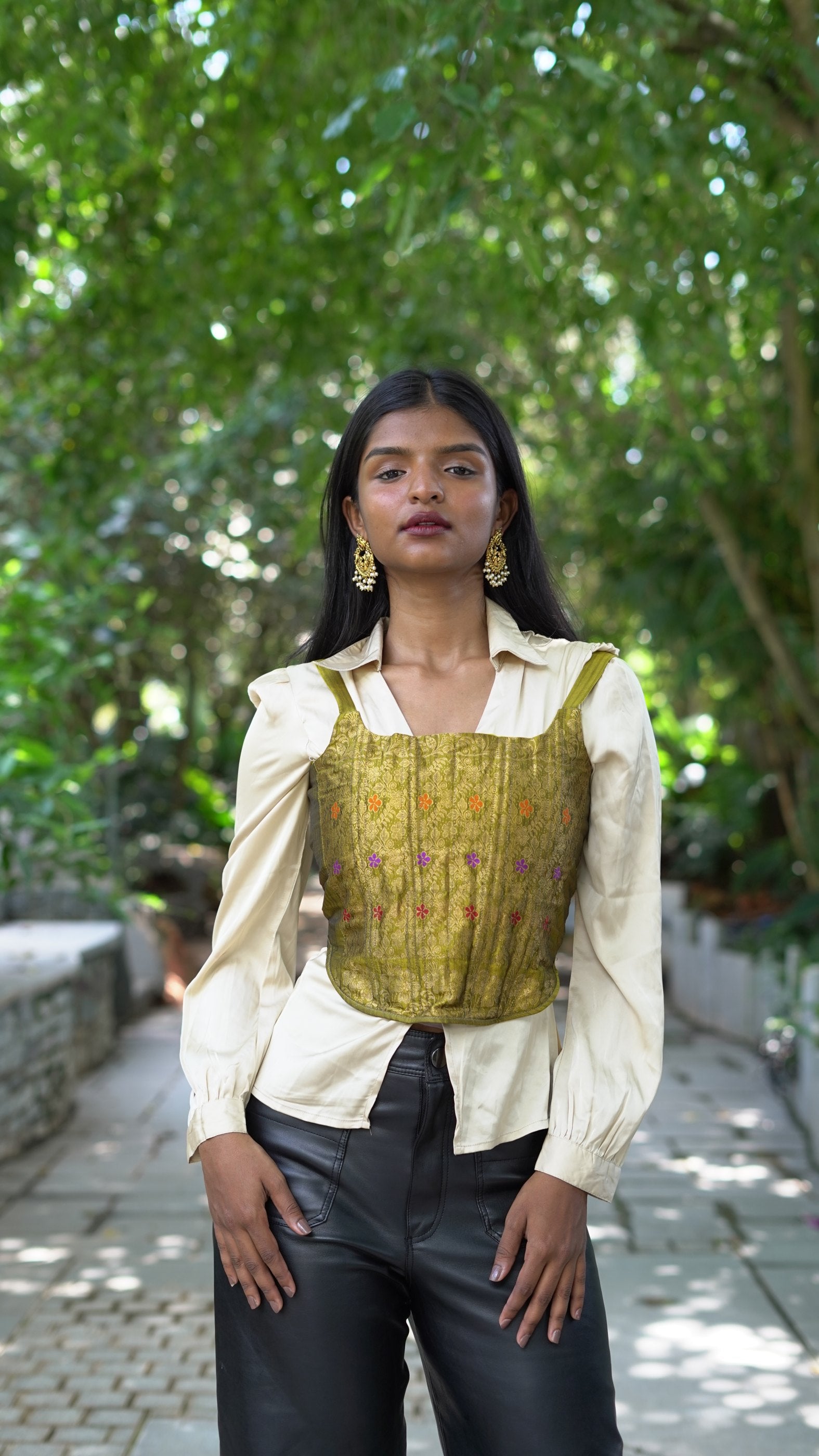 BROCADE OLIVE