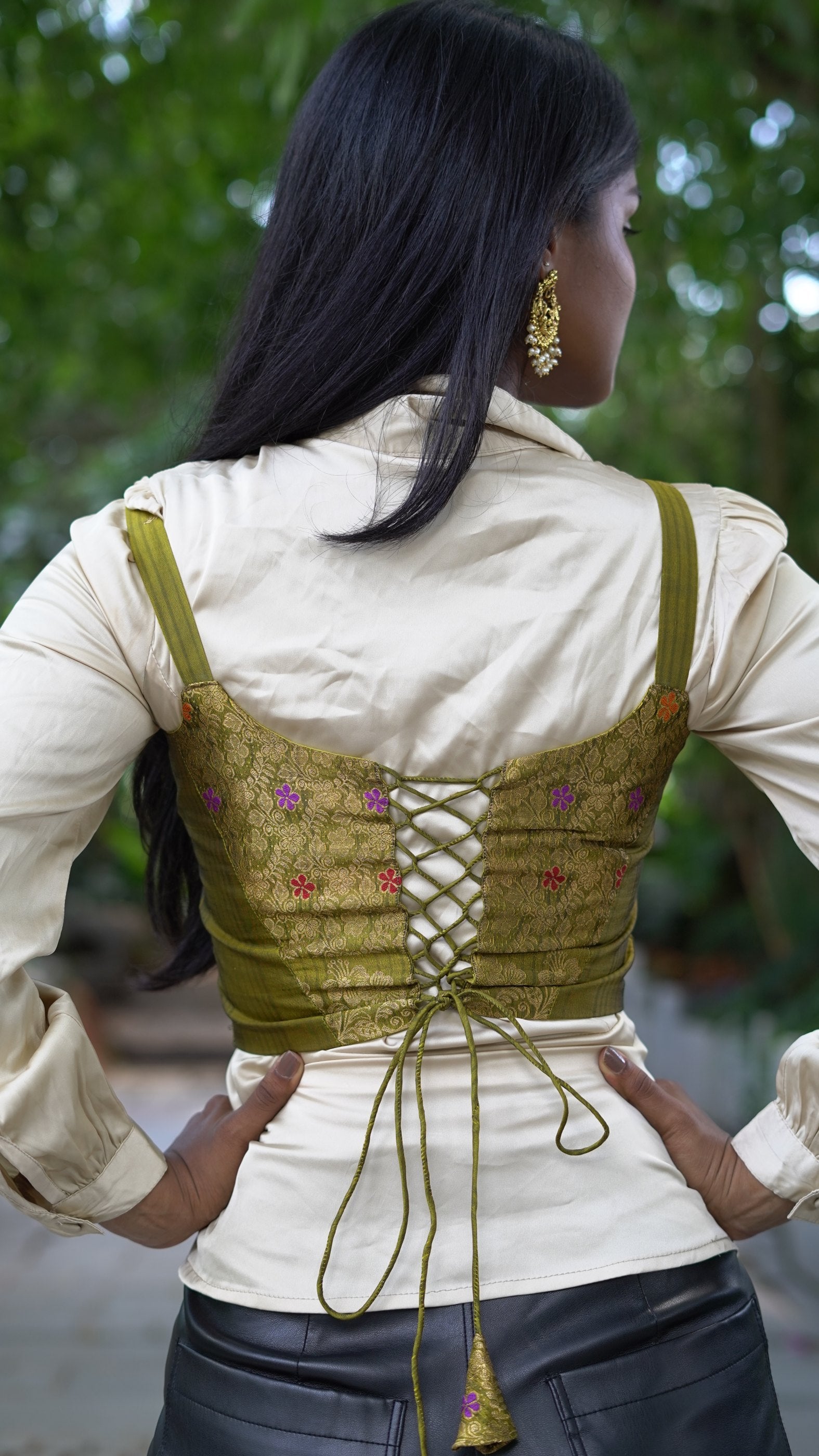BROCADE OLIVE